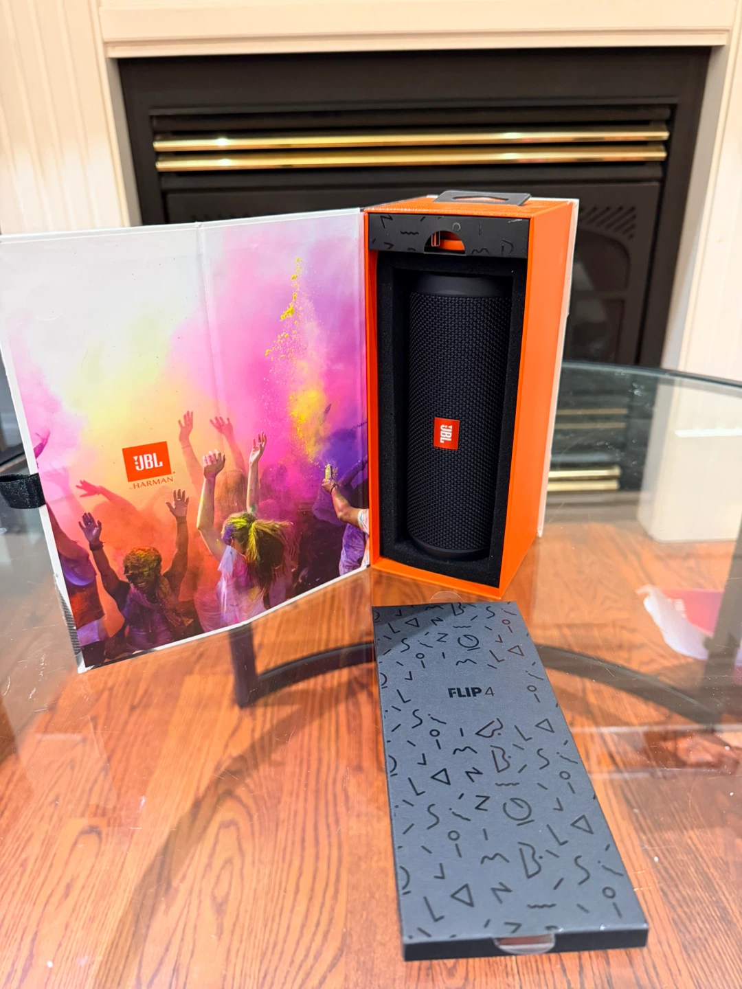 JBL Flip 4 Portable Bluetooth Speaker - Black - New - photo 2