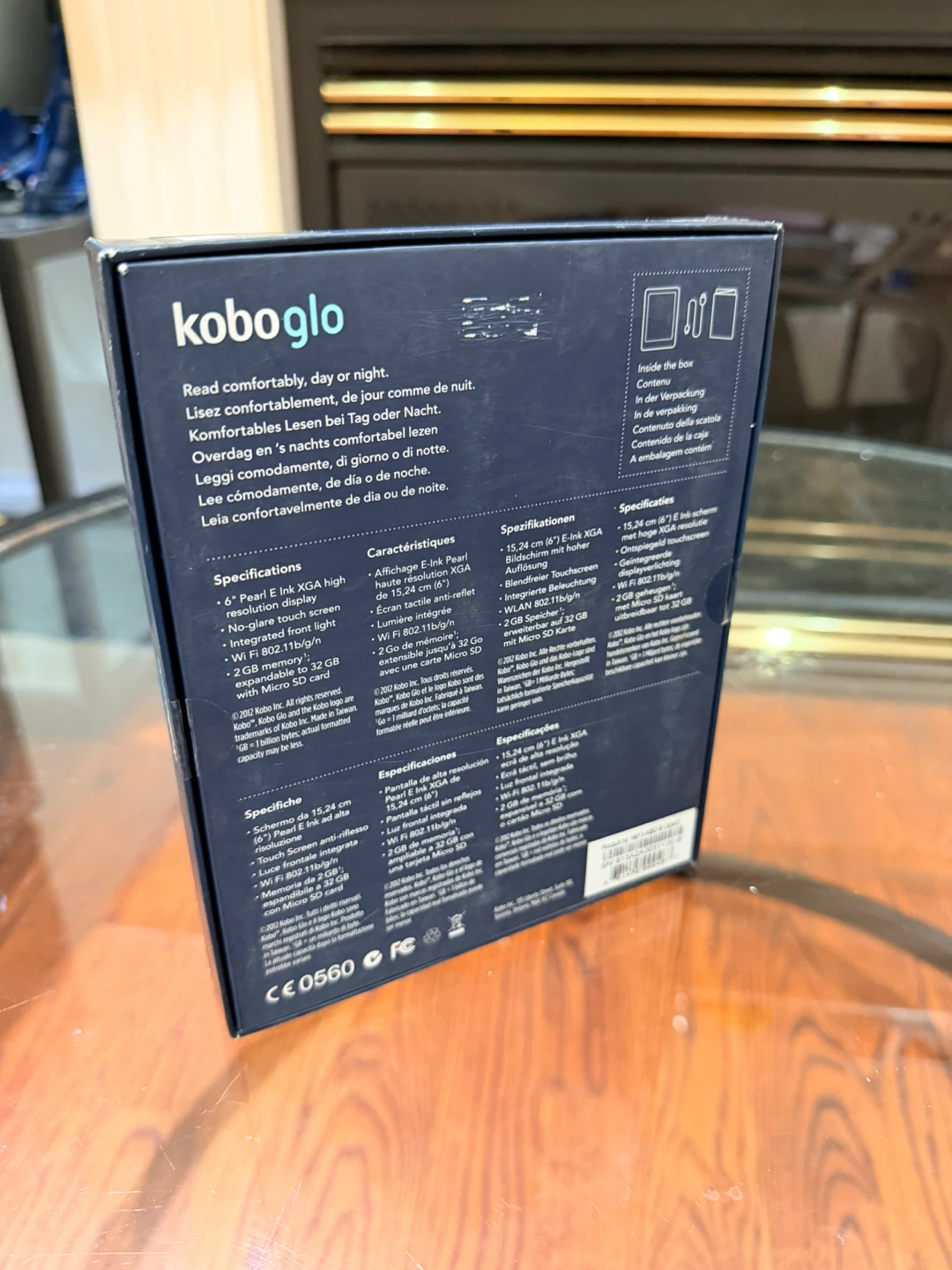 Kobo Glo 6-inch Wi-Fi E-Reader - New - photo 3