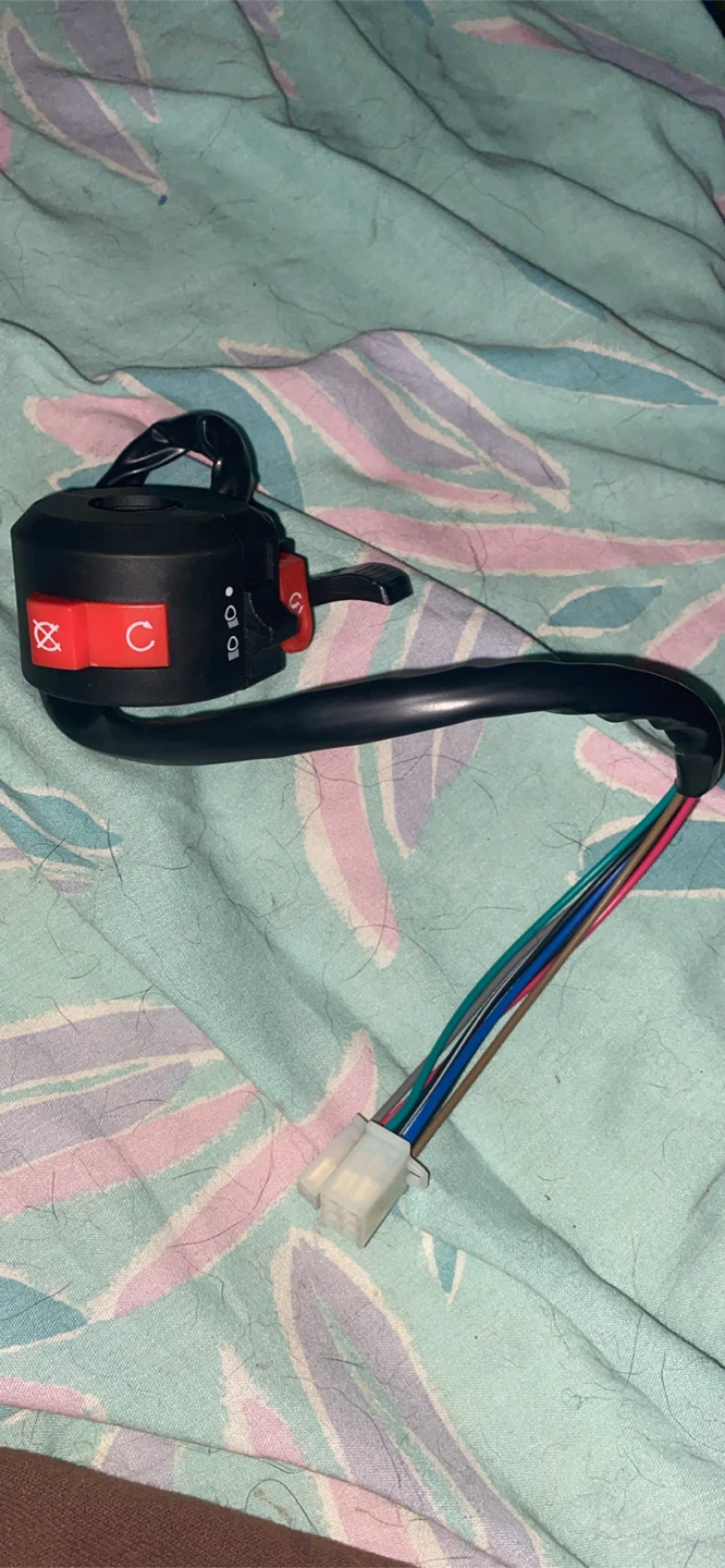 Set of 2 atv/quad Handlebar Control Switch Assembly - photo 2