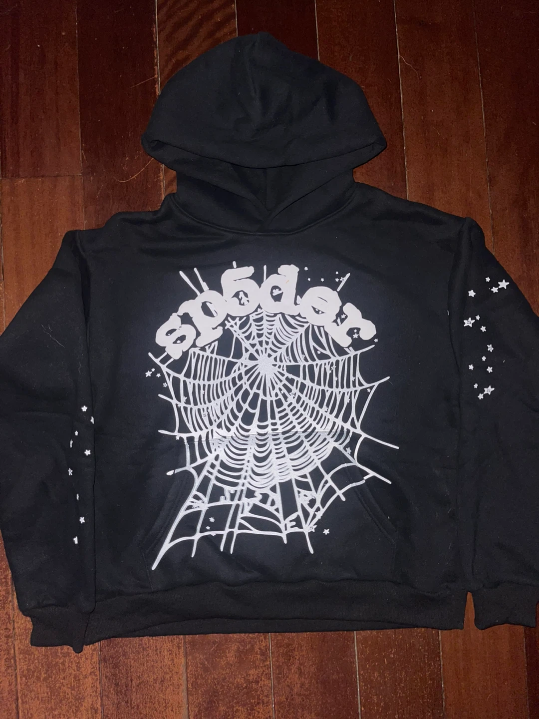 AUTHENTIC Sp5der OG Web Hoodie Black Size M - photo 2
