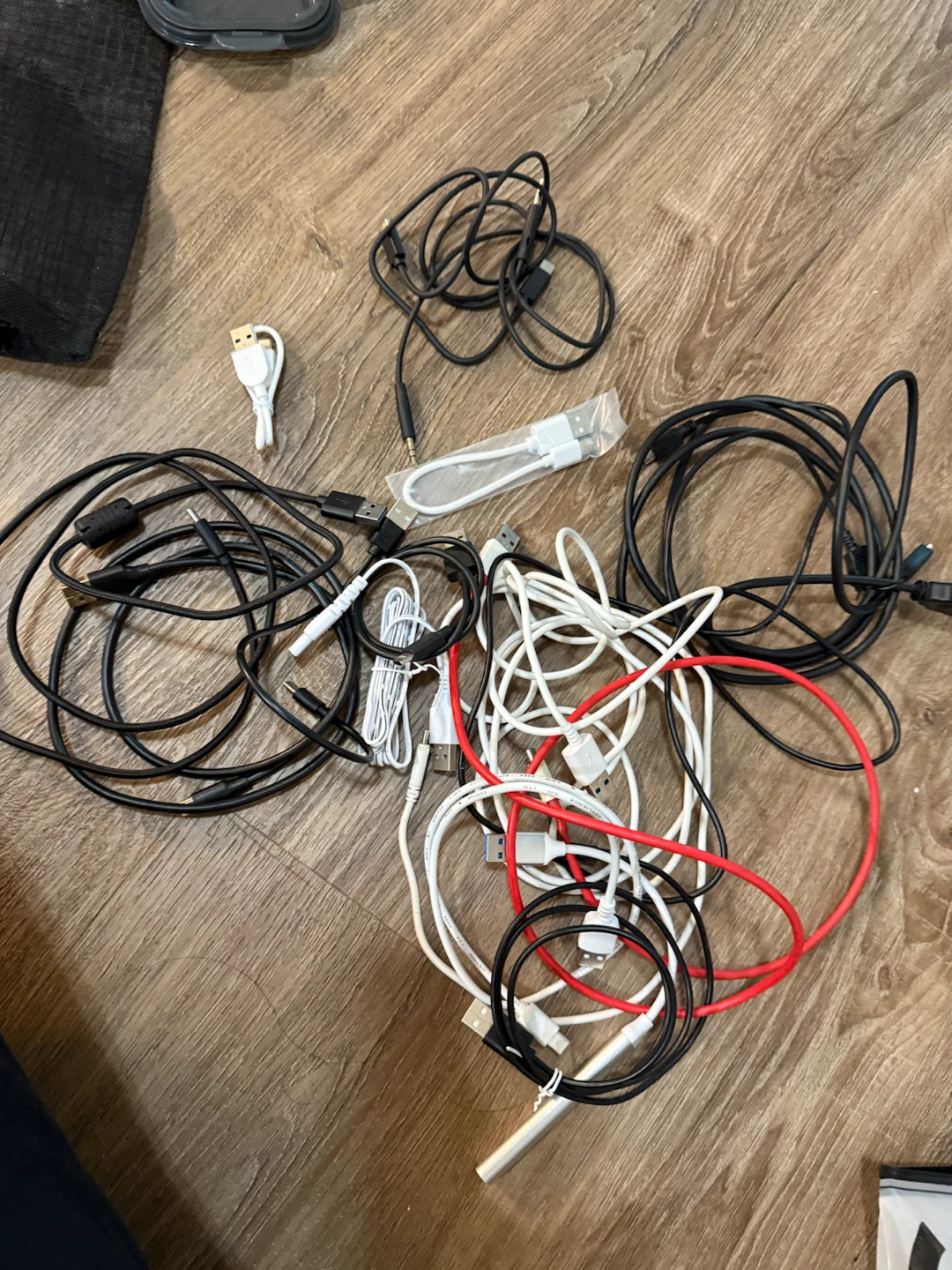 Assorted Charging Cables and Cords Bundle