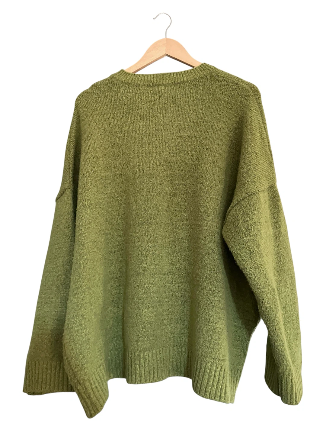 Oak & Fort Olive Green Button Henley Sweater - photo 2