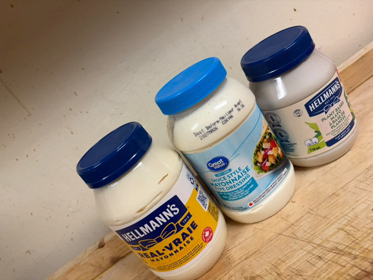 3x Mayonnaise sealed packed