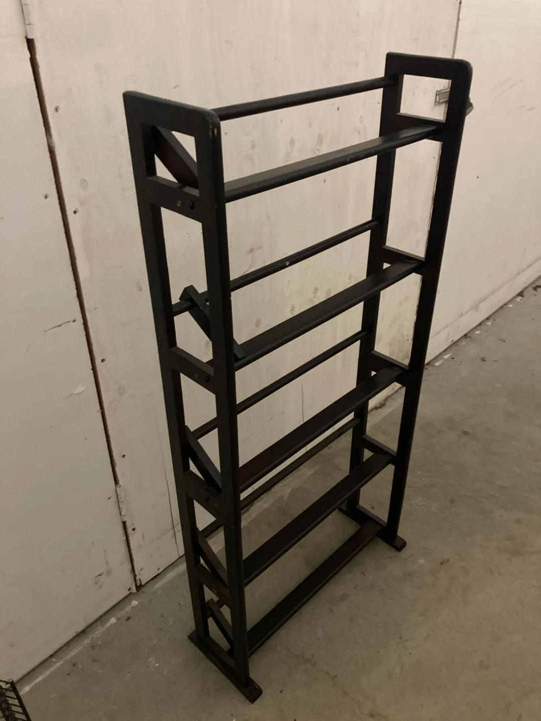 Black Wooden DVD rack - photo 2
