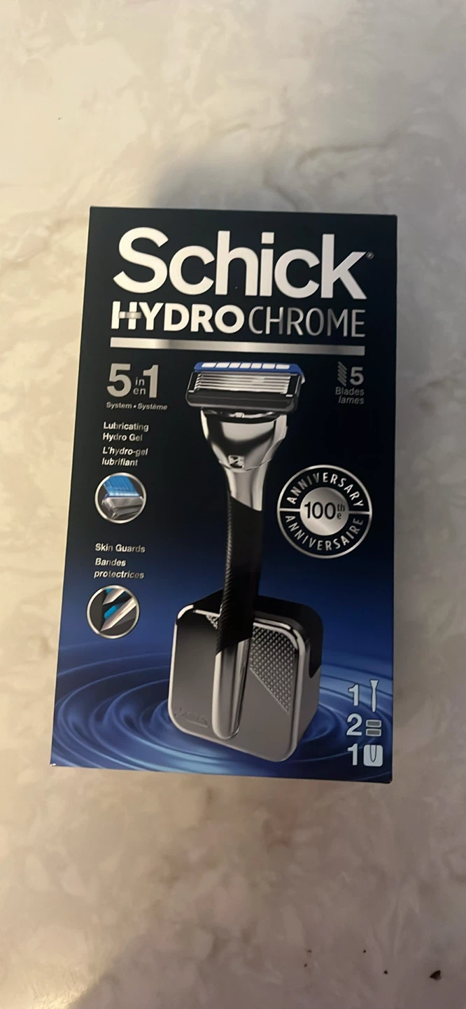 Schick Hydro Chrome 5-in-1 Razor System