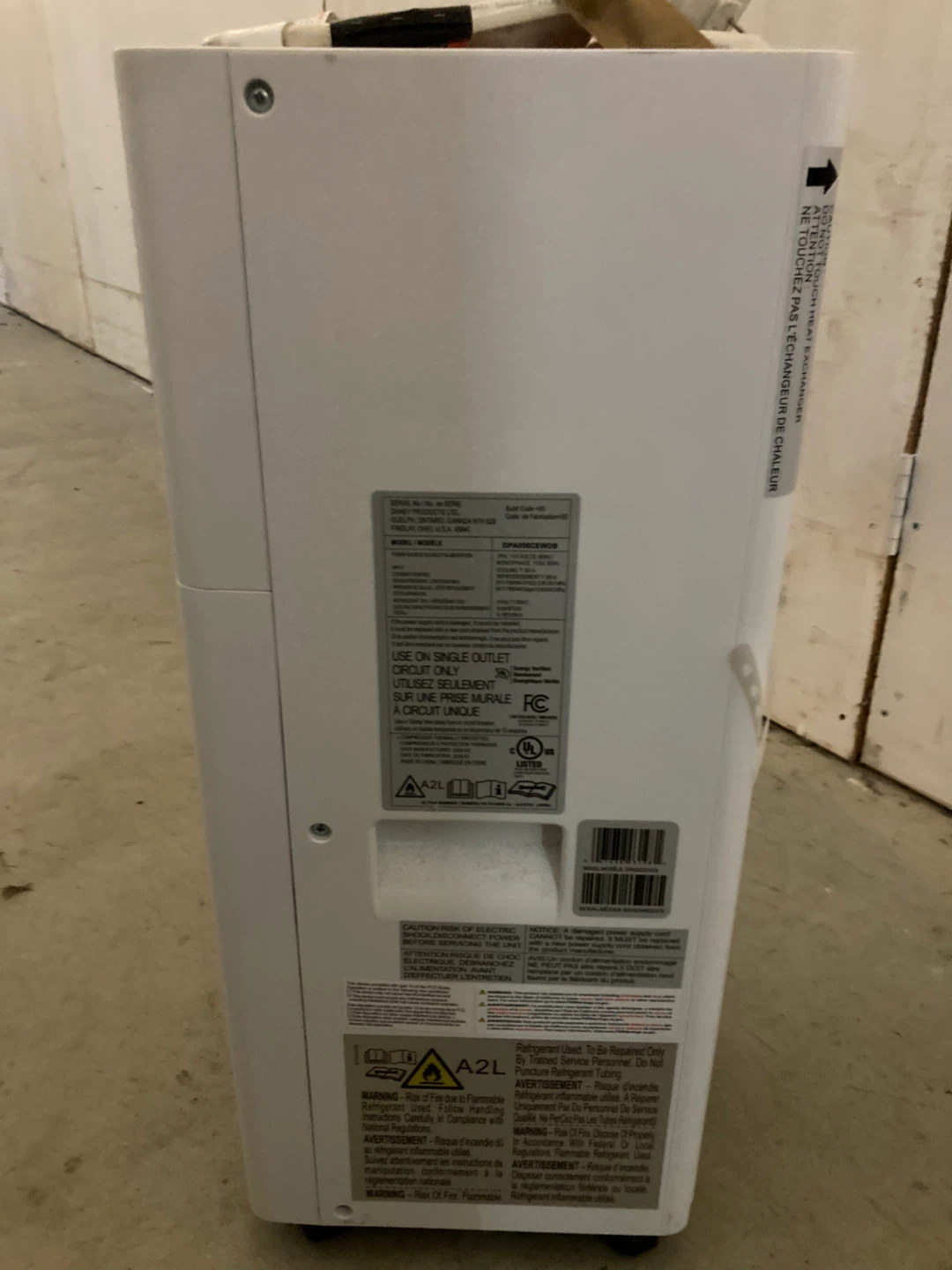 Danby Portable Air Conditioner DPA050CEWDB - photo 2