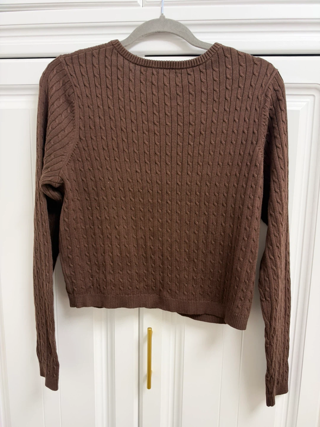 Wild Fable Brown Cable Knit Cardigan - photo 2