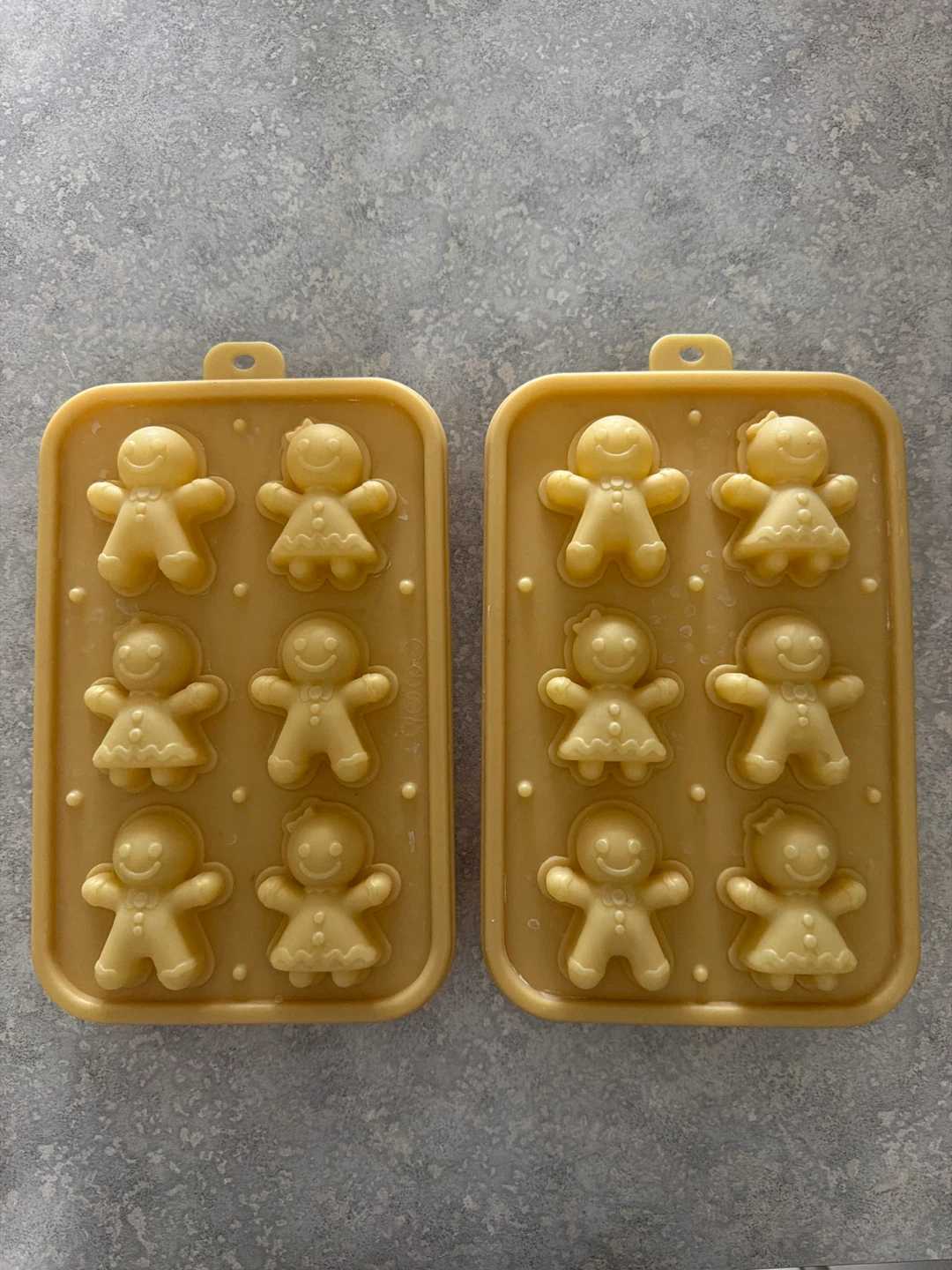 Set of 2 Gingerbread Silicone Molds