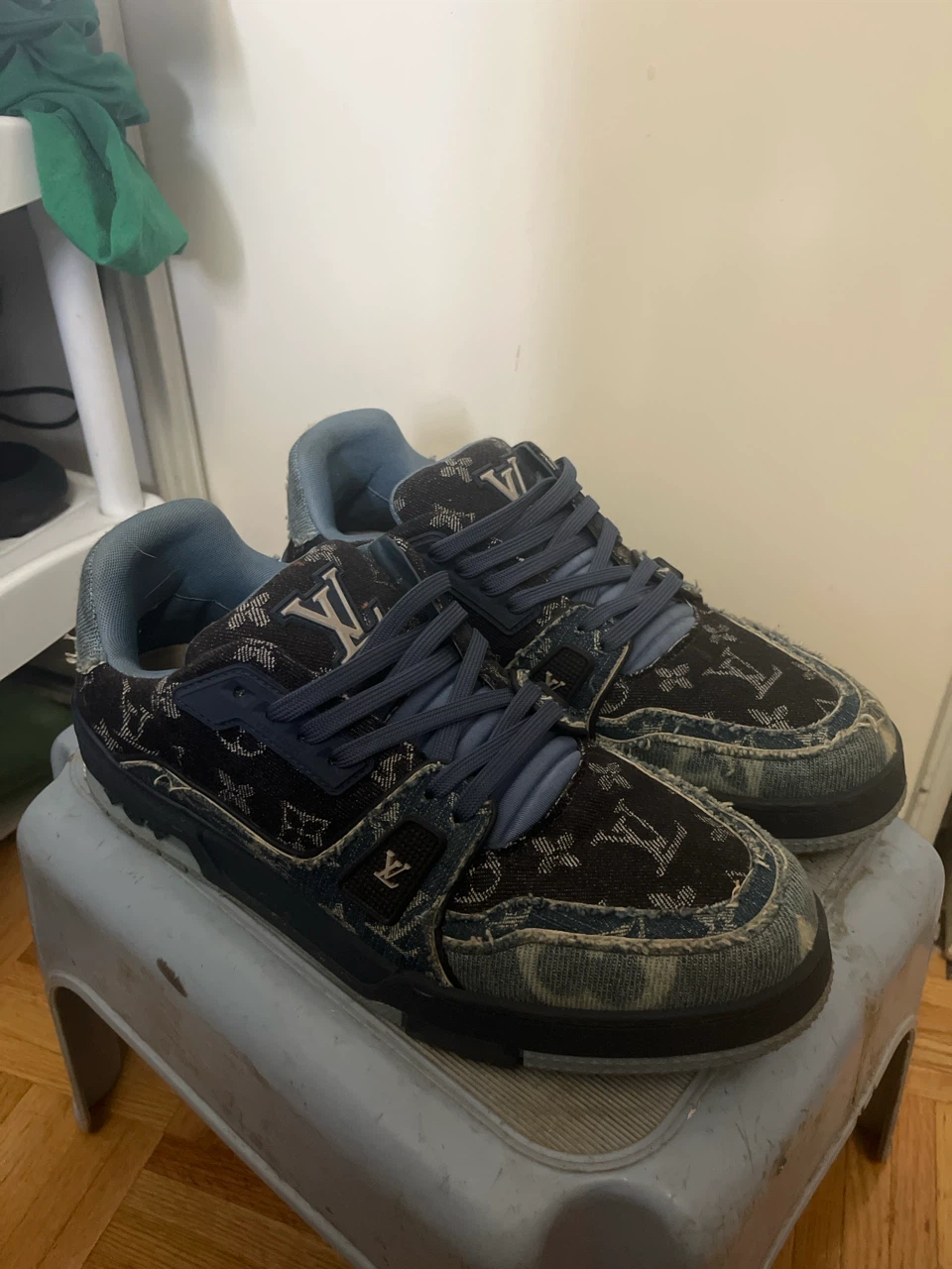 Louis Vuitton Monogram Denim Trainers
