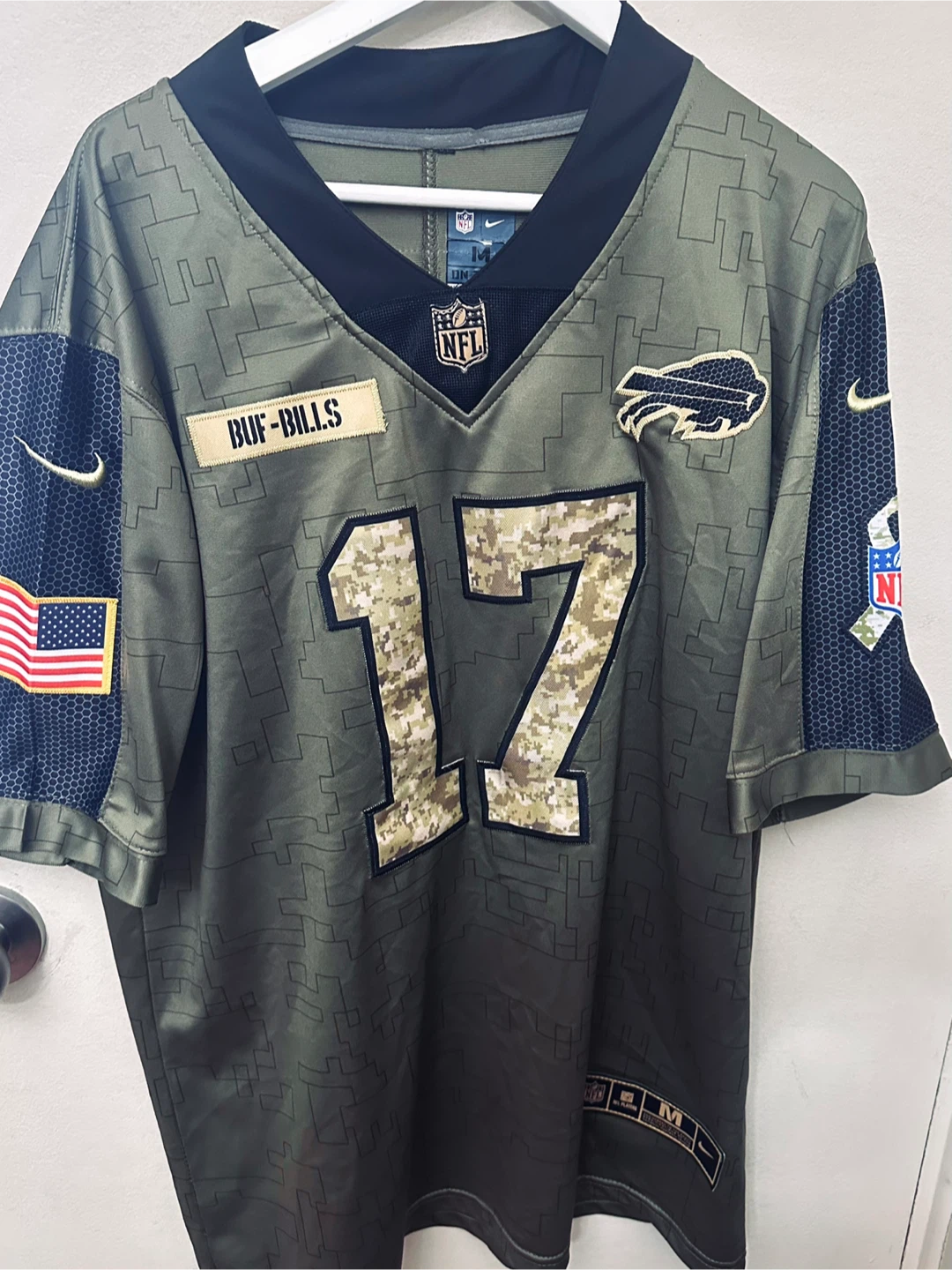 Buffalo Bills Josh Allen Salute to Service Jersey - photo 3