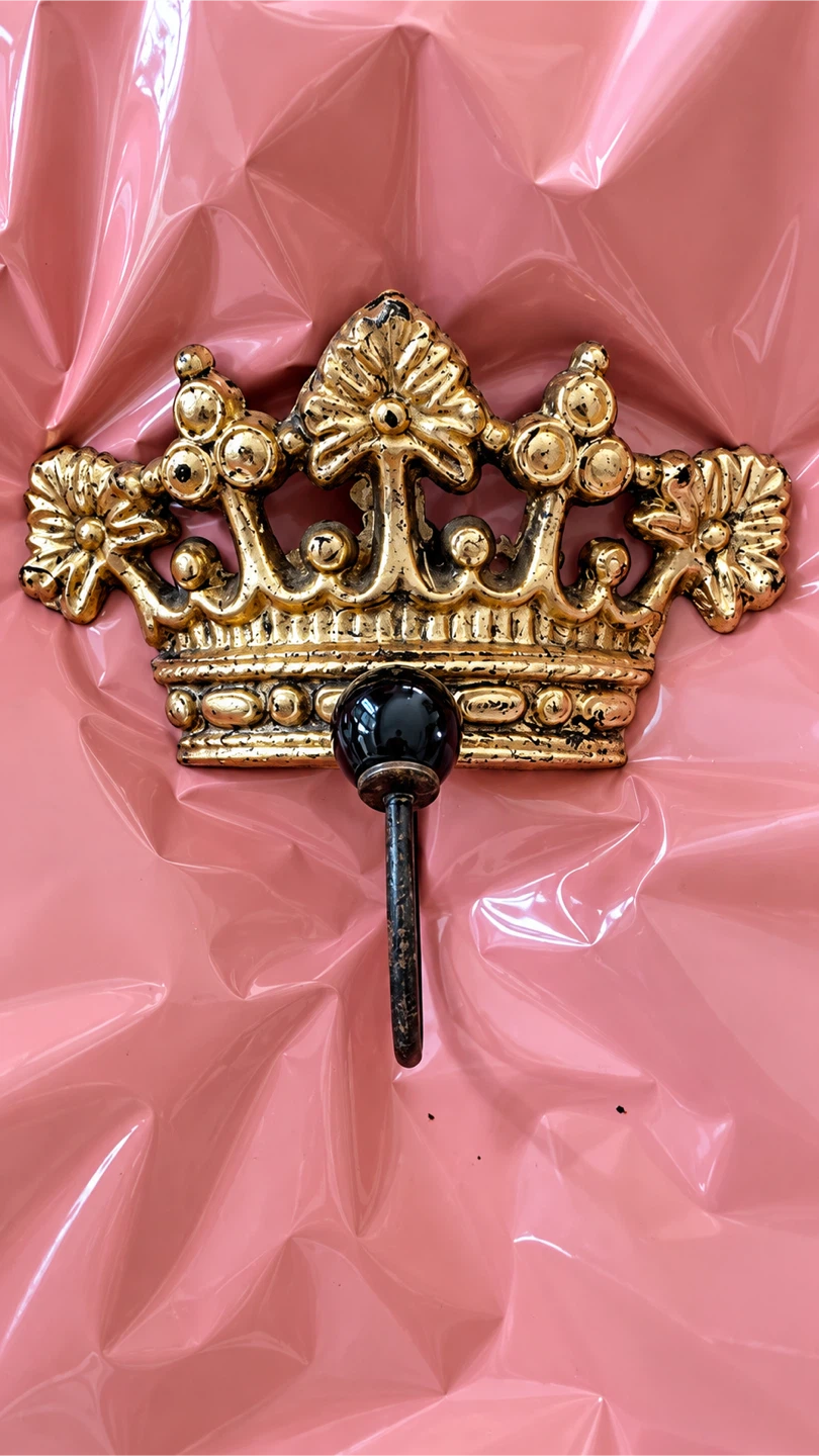 Gold Crown Decorative Wall Hook - photo 3