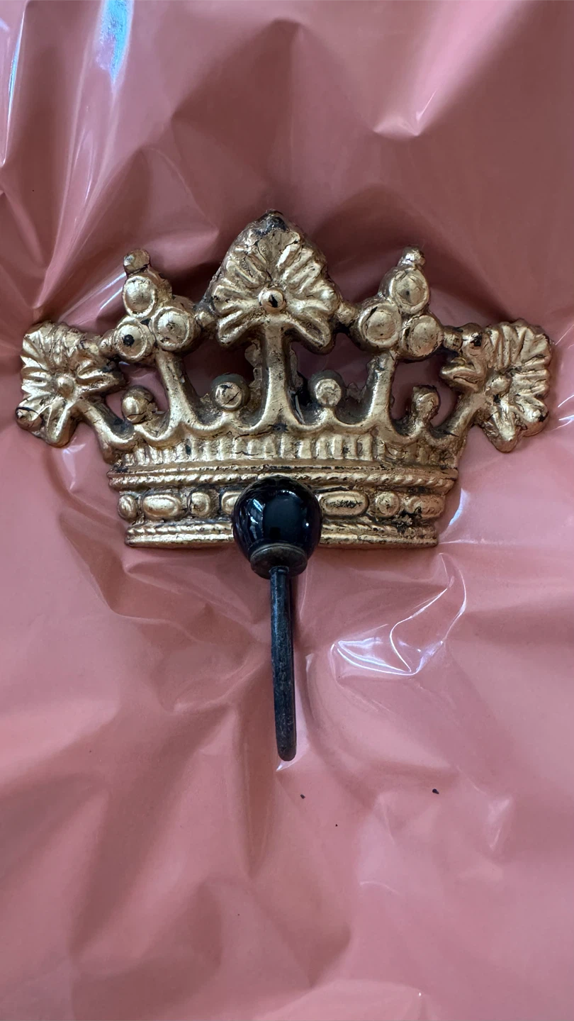 Gold Crown Decorative Wall Hook - photo 4
