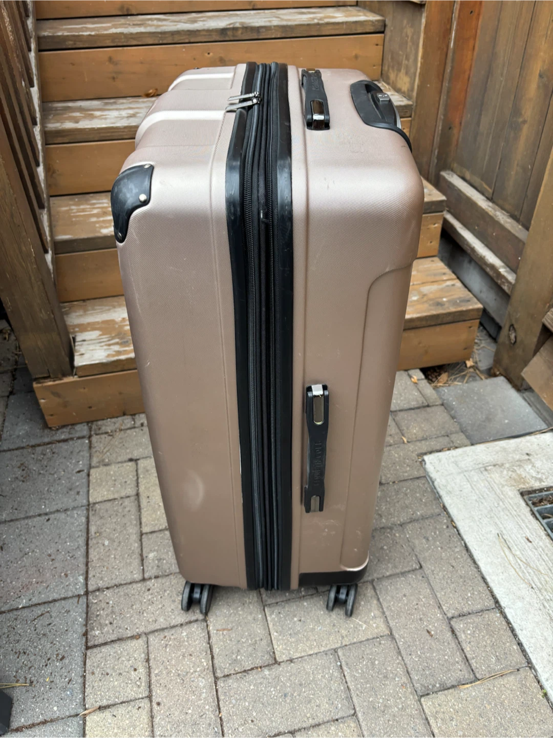 Large Check In Kenneth Cole Reaction Spinner Suitcase - photo 2