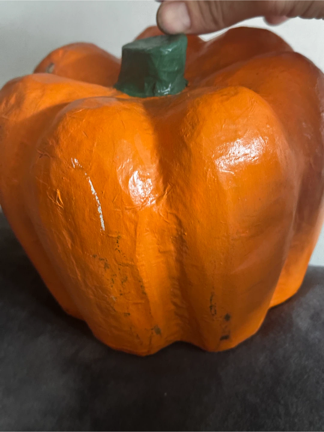 Paper Mache Pumpkin - photo 4
