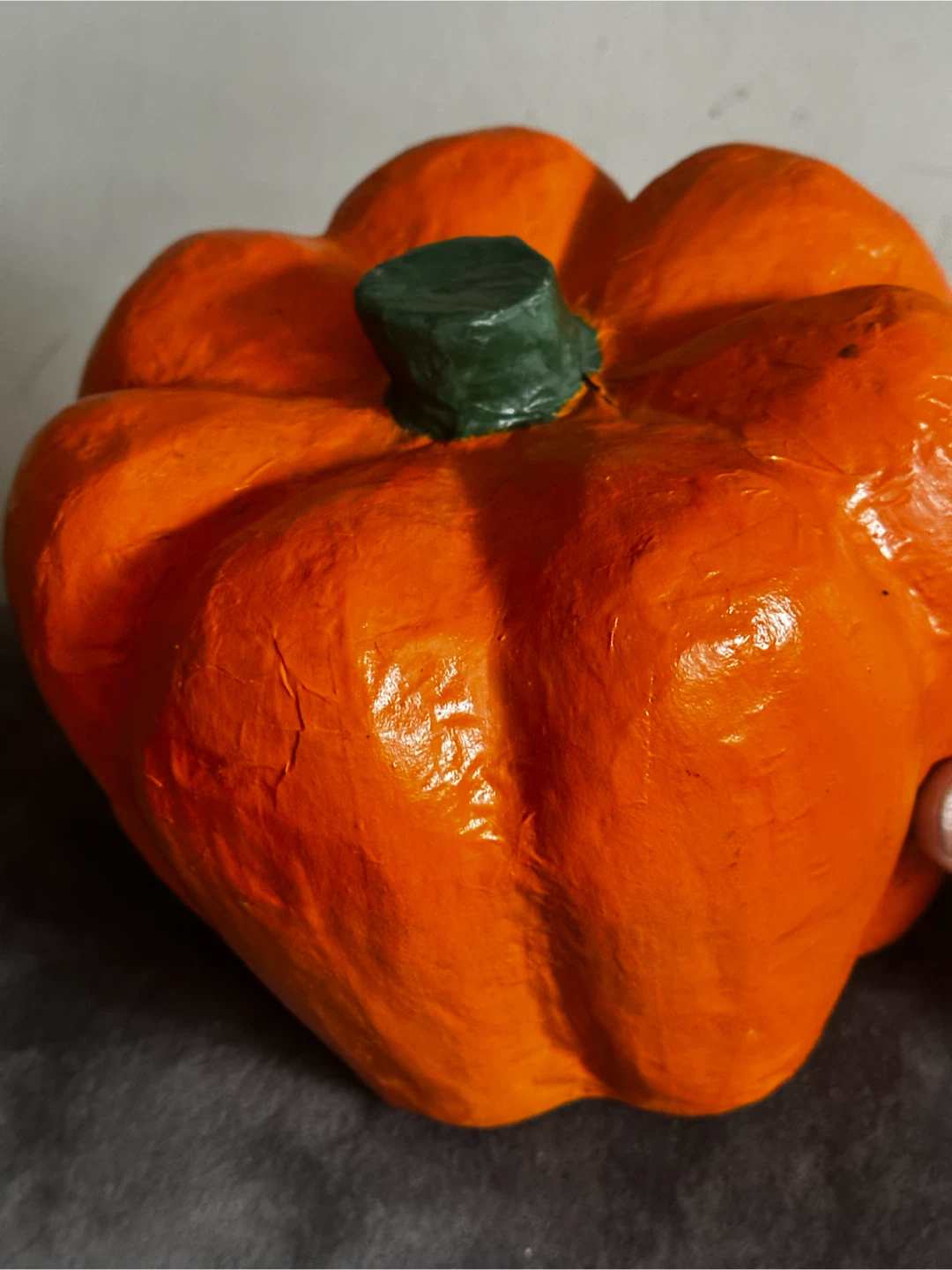 Paper Mache Pumpkin - photo 2