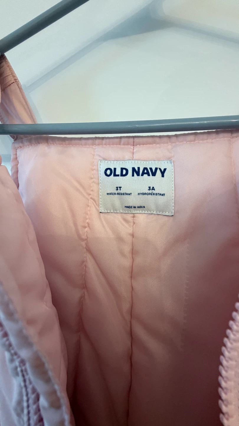 Old Navy Light Pink Snow Bibs - photo 4