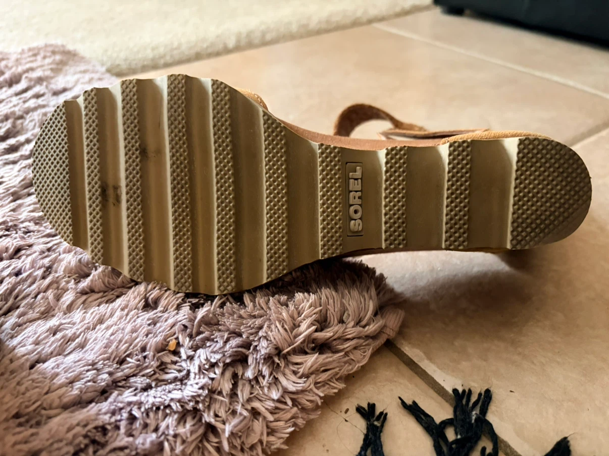 Sorel Tan Suede Wedge Sandals - photo 3