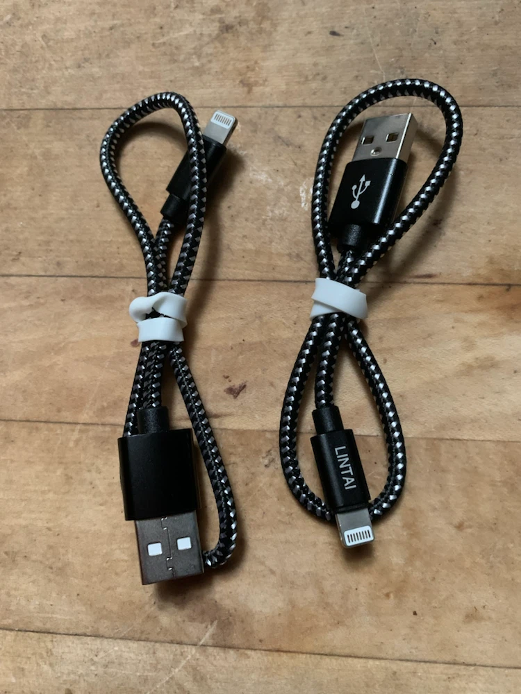 2 Lightning to USB Cables for Apple