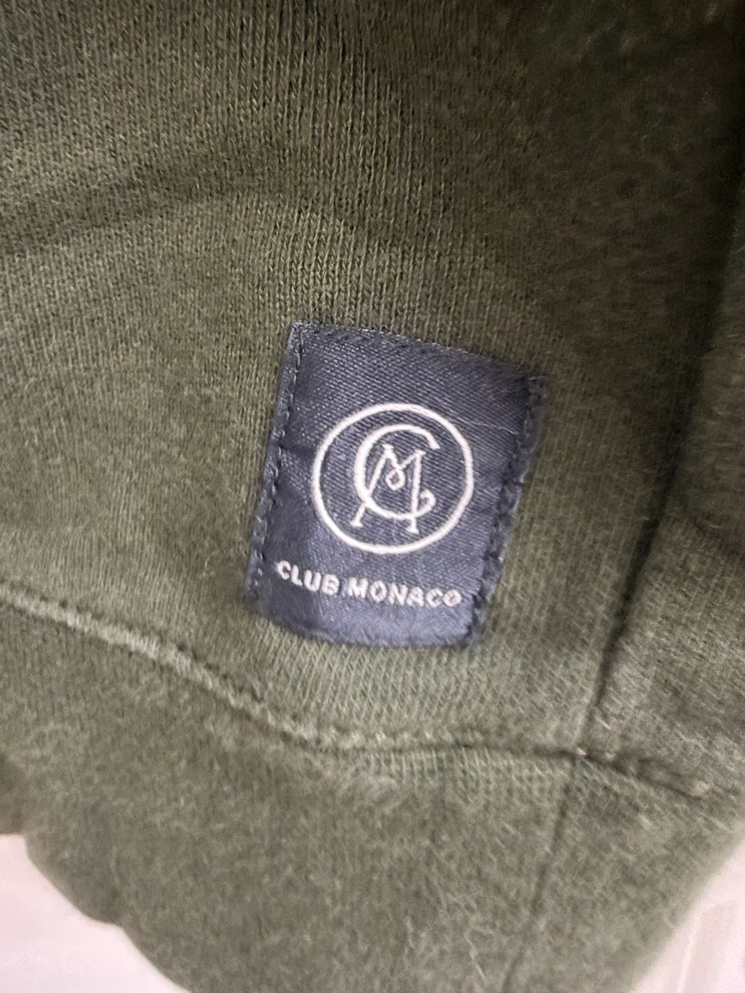 Club Monaco Olive Green Crewneck Sweatshirt - photo 3