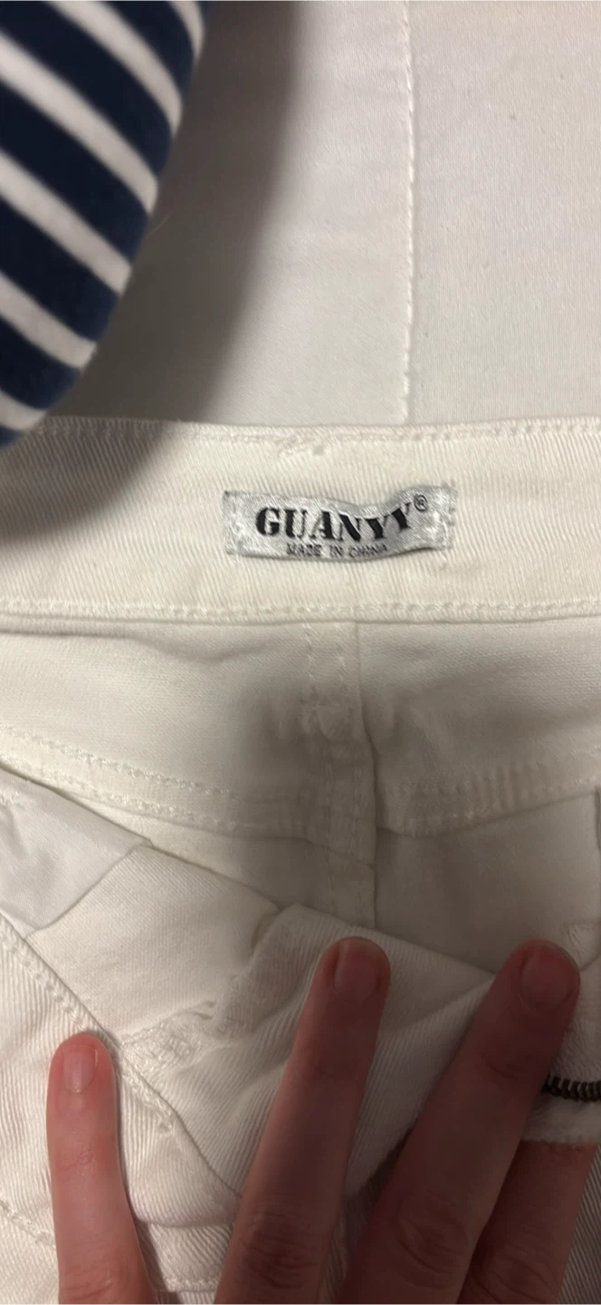 GUANYY White Denim Skirt - photo 3