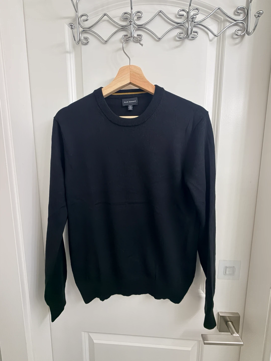Club Monaco Black Wool Sweater