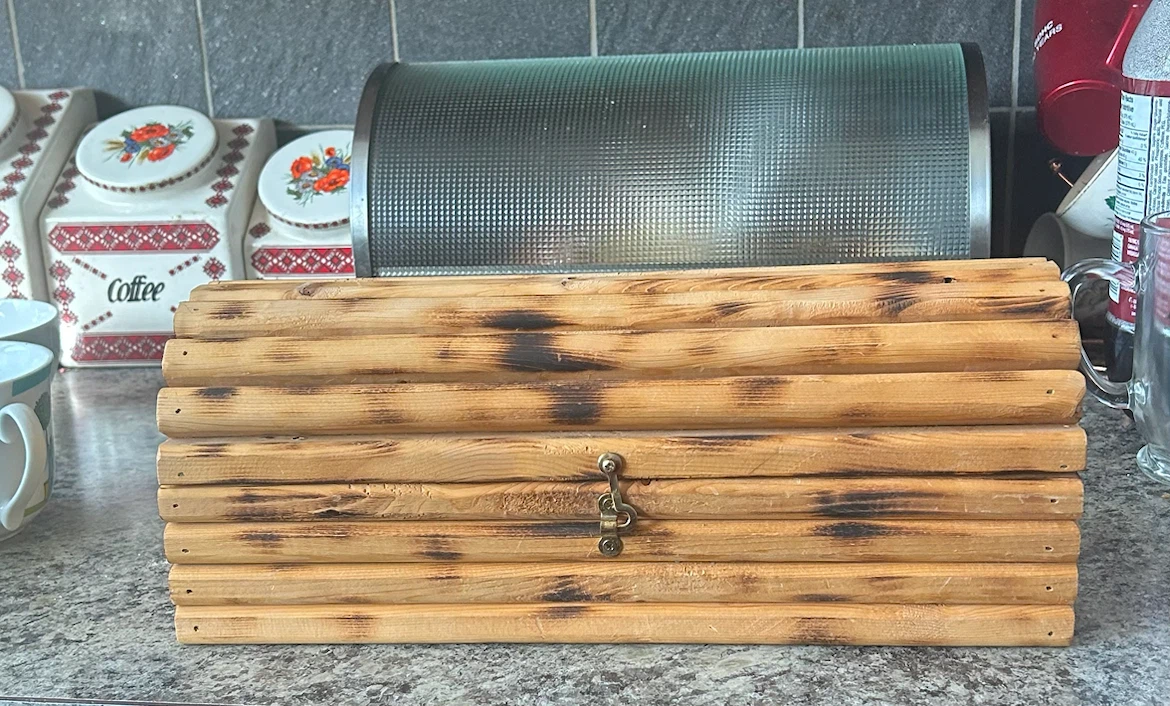 Rustic Wood Storage Box