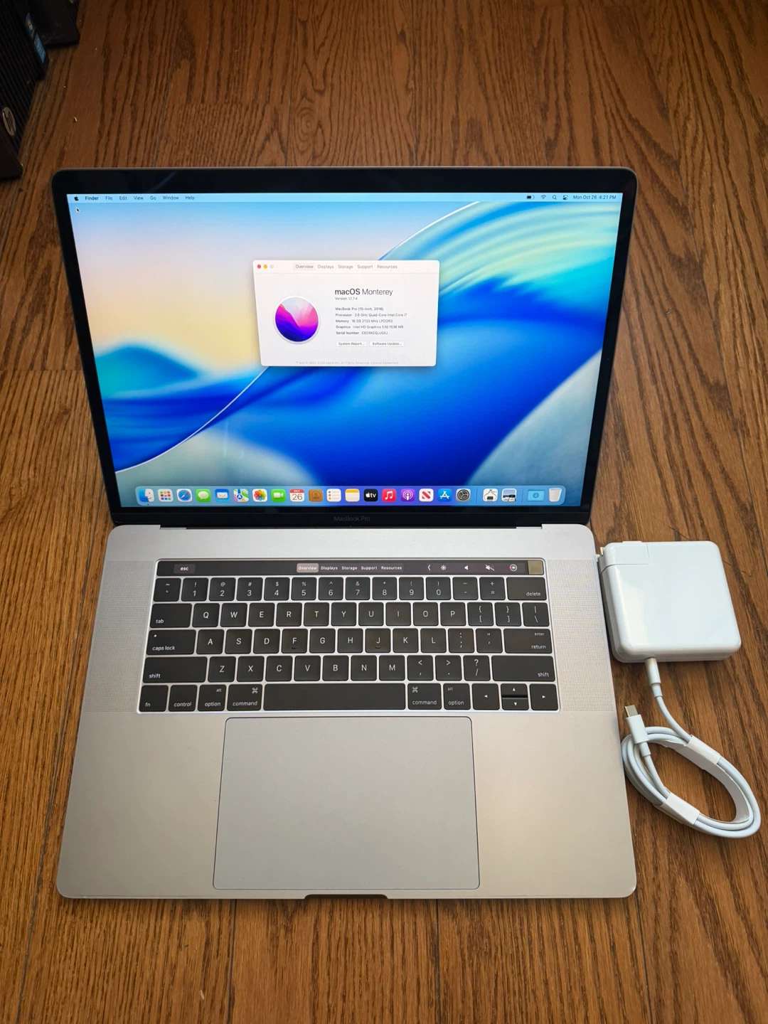 MacBook Pro 15 inch 2018 No iCloud Fully functional