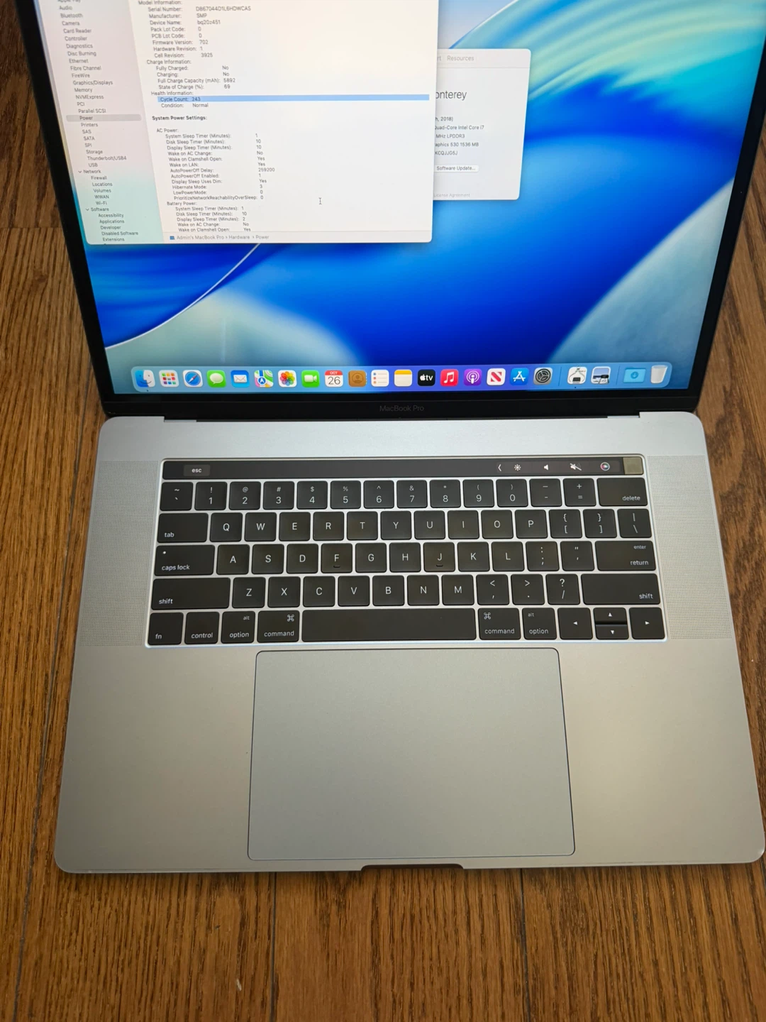 MacBook Pro 15 inch 2018 No iCloud Fully functional - photo 5