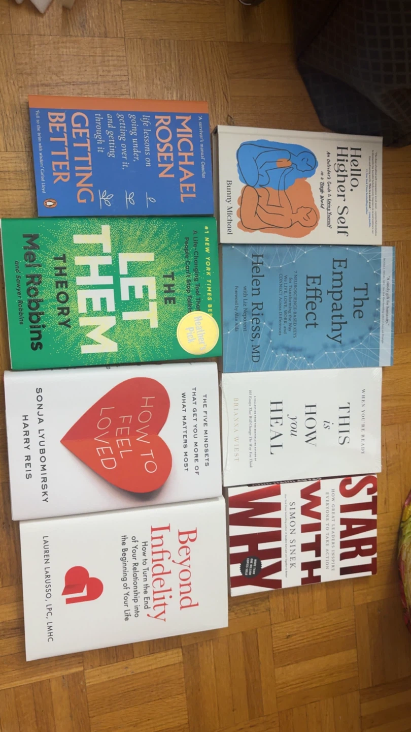 Set of 7 Self-Help and Psychology Books