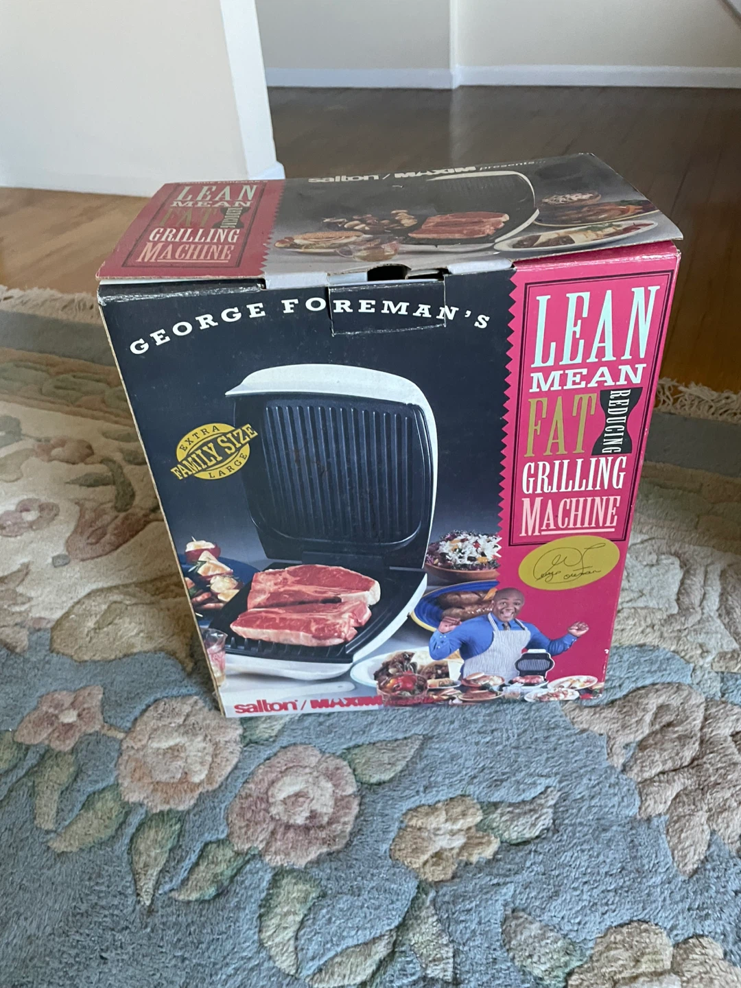 George Foreman Family Size Lean Mean Grilling Machine