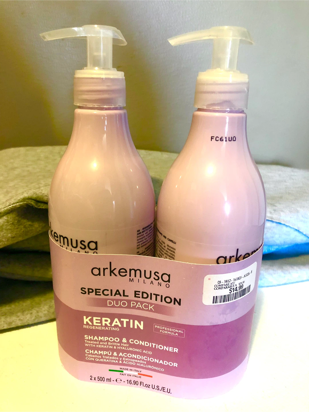 NEW Duo Pack Milano Keratin SHAMPOO & Conditioner - photo 2