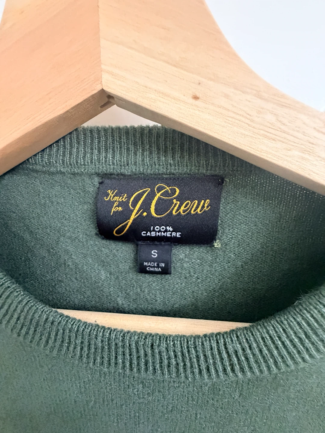 J.Crew 100% Cashmere Crewneck Sweater - Green - photo 2