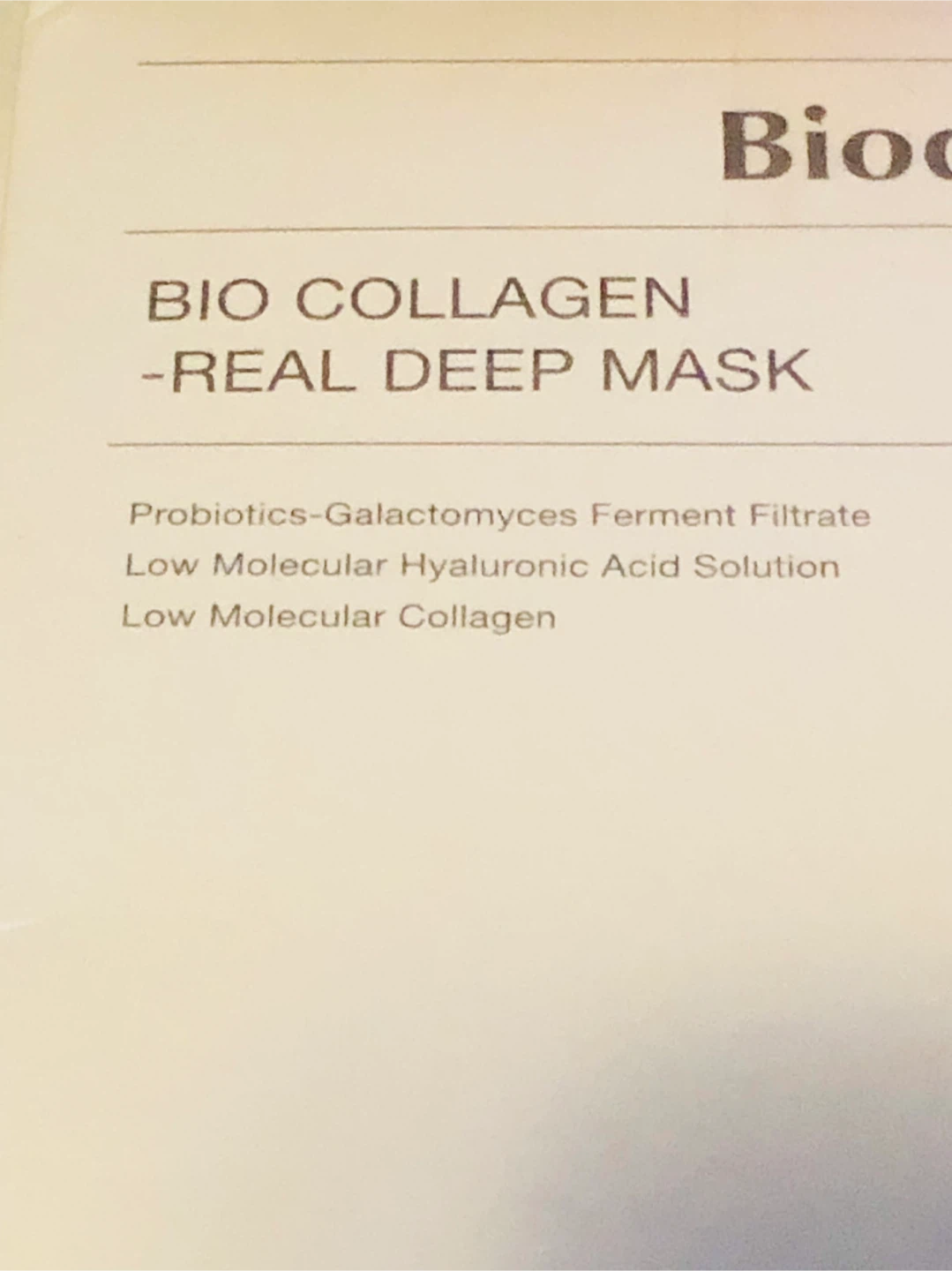 NEW Biodance Bio Collagen Real Deep Mask - photo 2