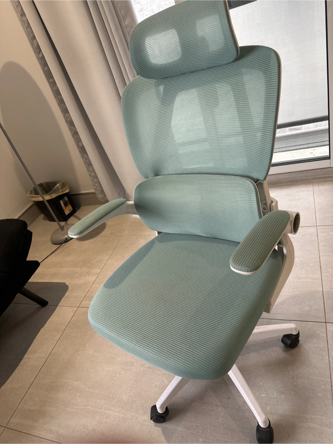 Ergonomic Mesh Office Chair in Mint Green - photo 3
