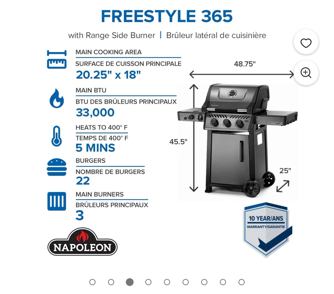 Napoleon Freestyle 365 barbecue new see photos for reference - photo 4
