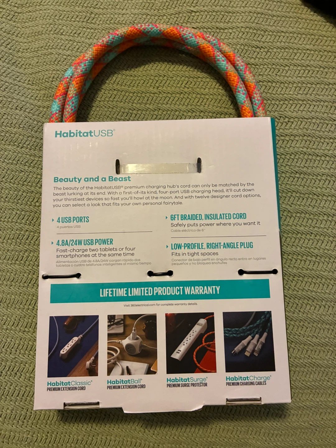 360 Electrical HabitatUSB Premium Charging Hub - photo 2