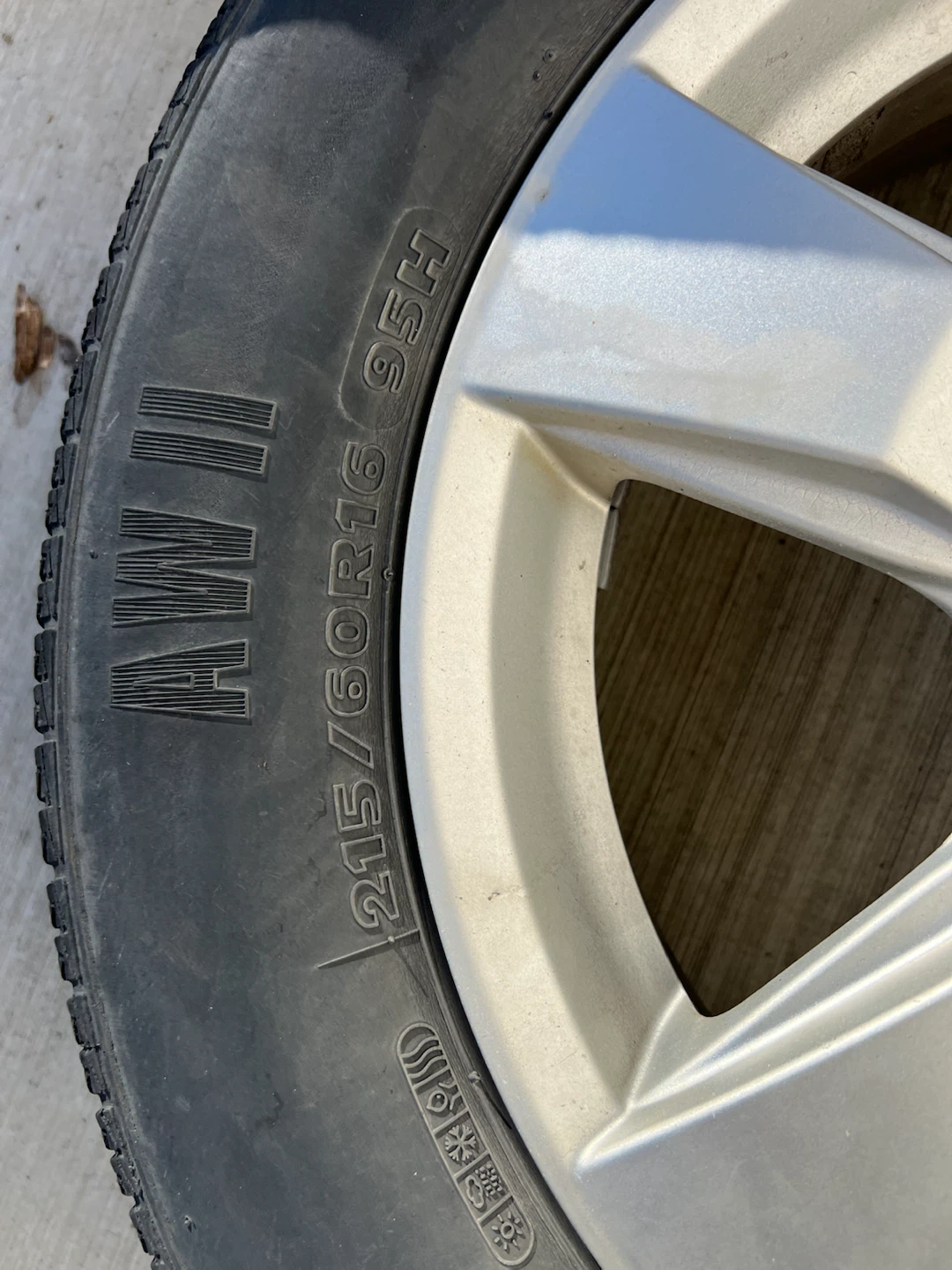 215/60R16 All-Season Tire with Rim - photo 3