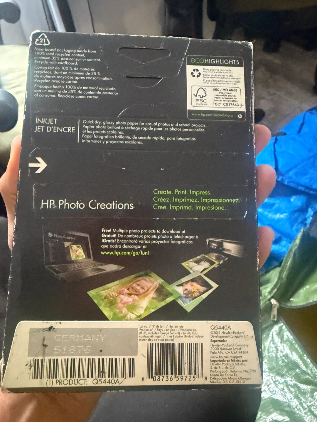 HP Everyday Glossy Photo Paper 4x6 100 Sheets - photo 3