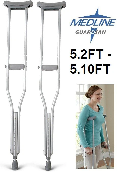 BIOS LIVING MEDICAL ADULT ALUMINUM CRUTCHES - MEDIUM