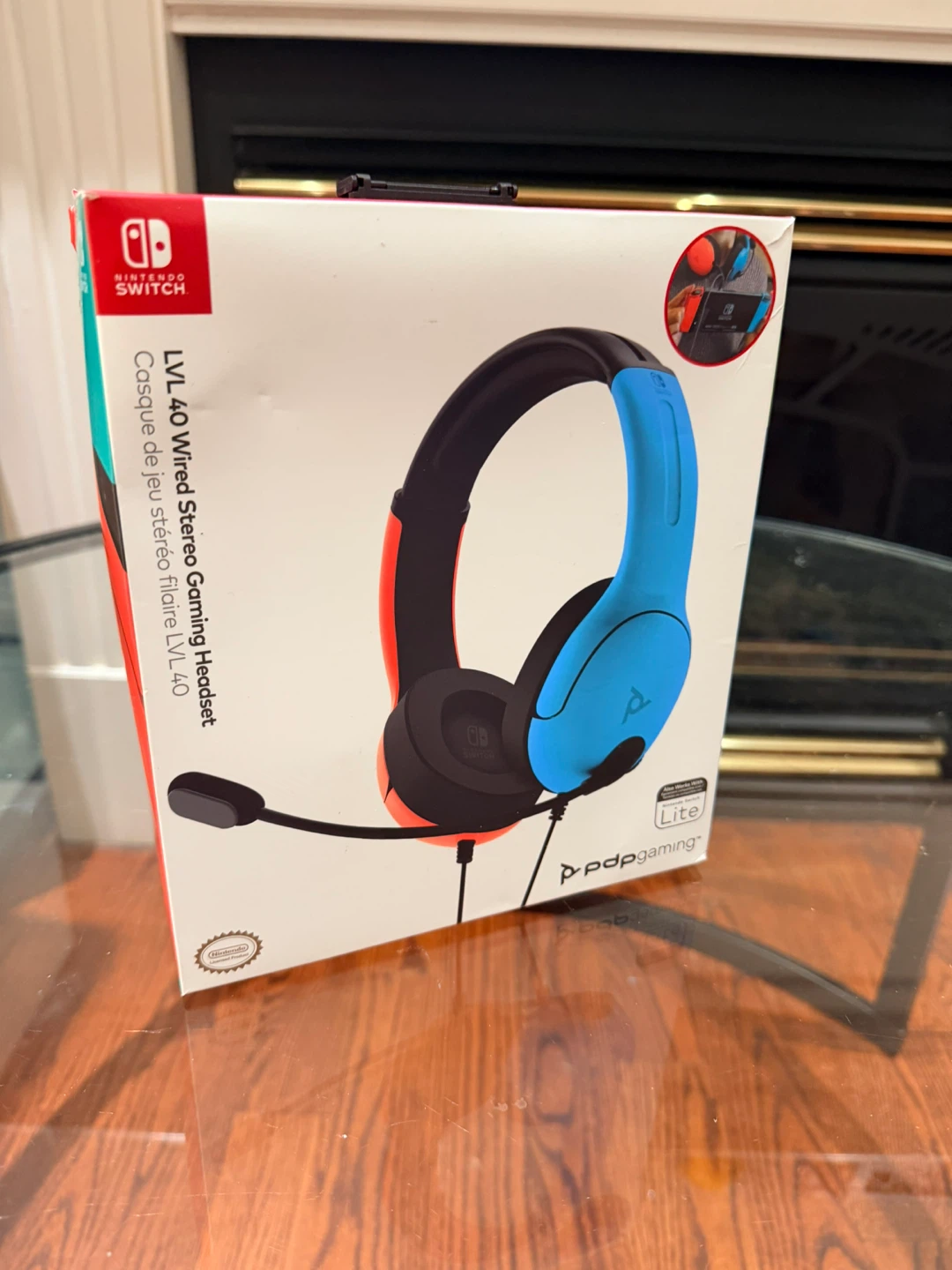 NEW PDP LVL40 Wired Gaming Headset for Nintendo Switch