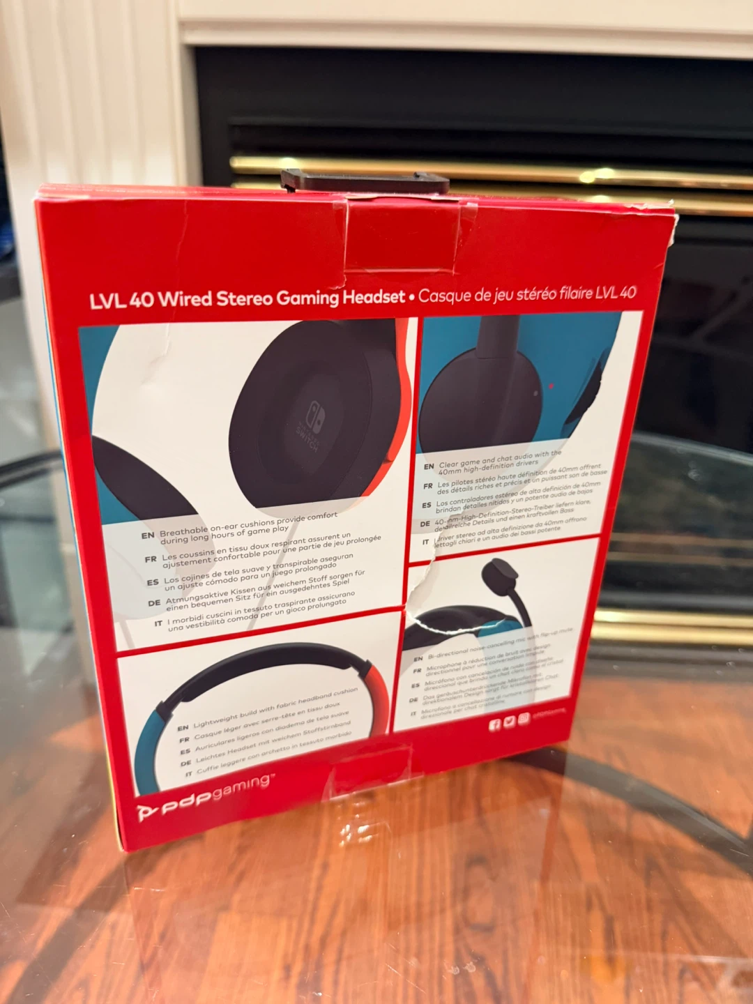 NEW PDP LVL40 Wired Gaming Headset for Nintendo Switch - photo 3