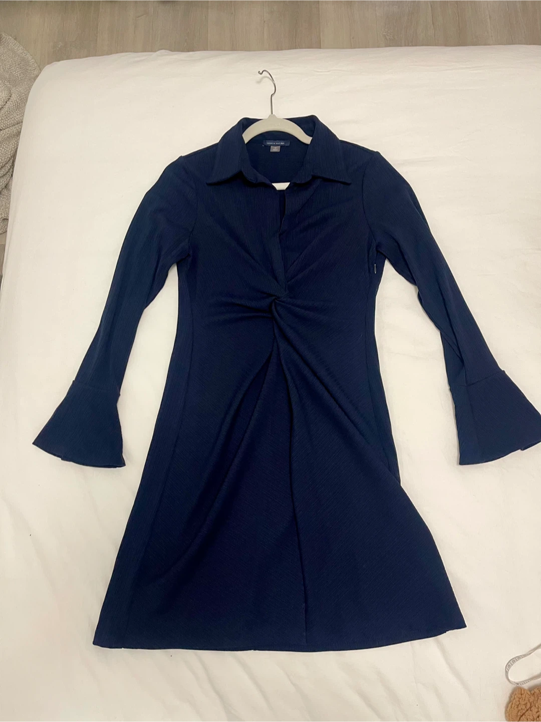 Tommy Hilfiger Navy Twist Front Dress - photo 2