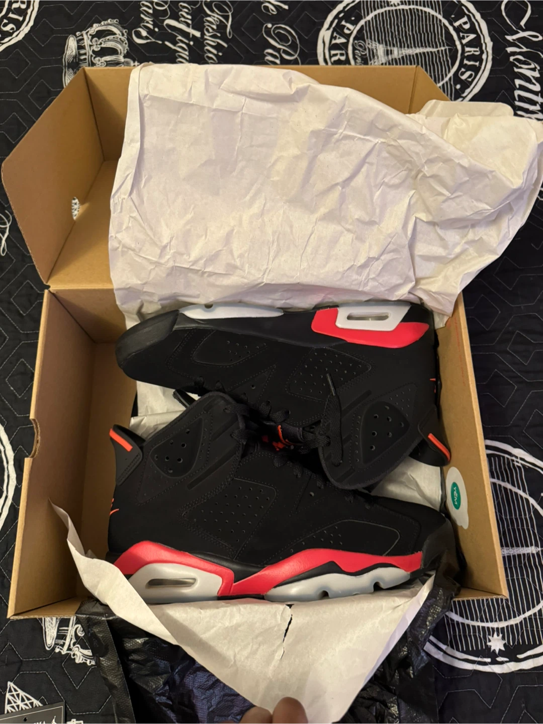 Air Jordan 6 Retro 'Infrared' - Men’s Size 10 (Receipt Included) - photo 3