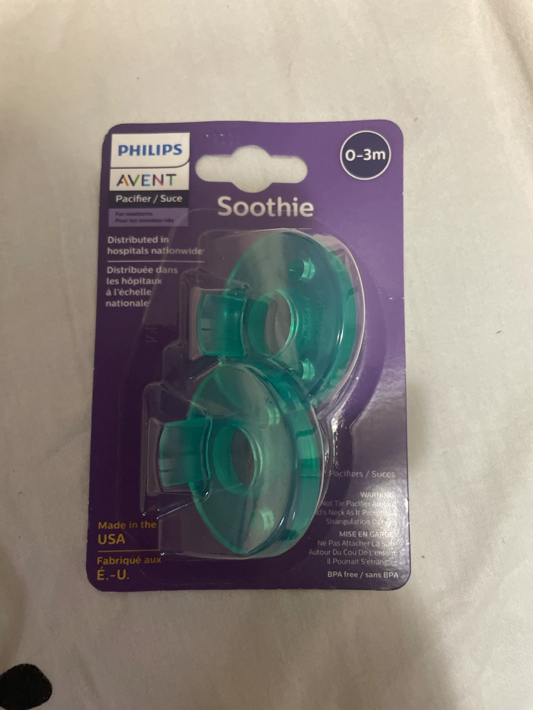 Philips Avent Soothie Pacifiers 0-3m