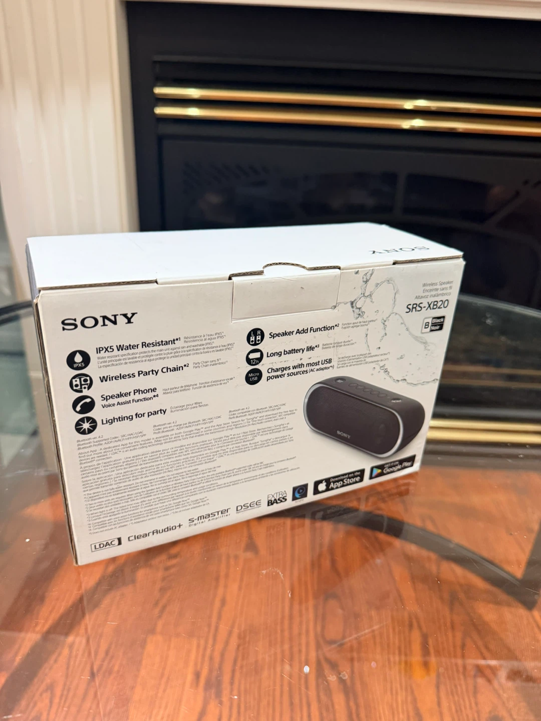 NEW Sony SRS-XB20 Extra Bass Bluetooth Speaker – Black - photo 3