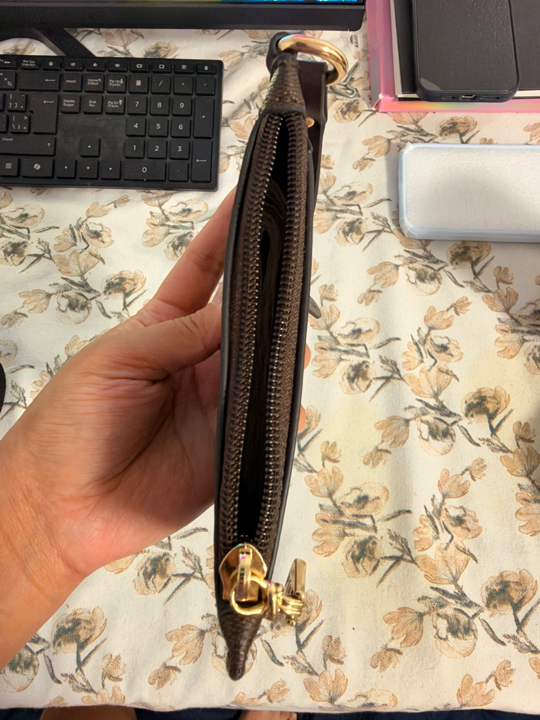 Coach Signature Print Wristlet - photo 3