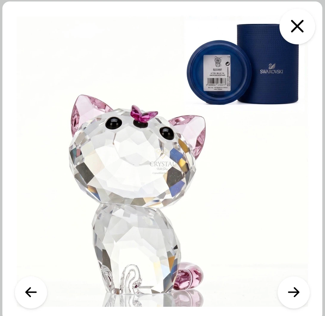 Swarovski Lovlots Kitten Millie the American Shorthair Brand New - photo 2