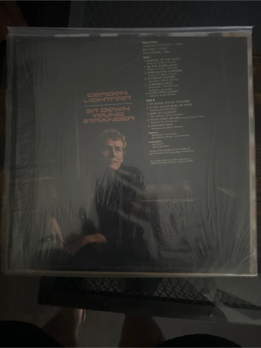 Gordon Lightfoot - Sit Down Young Stranger Vinyl LP - photo 2