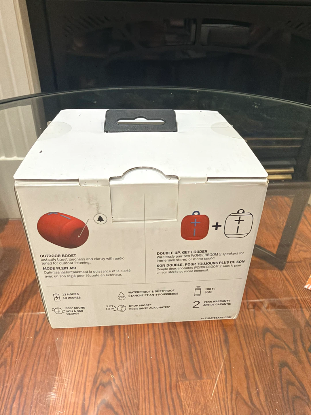 NEW Ultimate Ears WONDERBOOM 2 Bluetooth Speaker – Red - photo 3