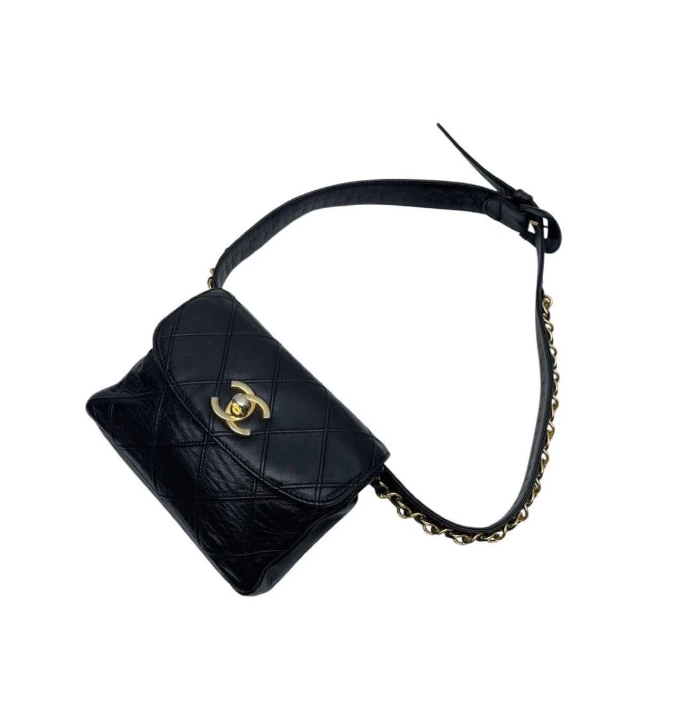 Chanel Bicolore Chain Waist Bag - photo 2